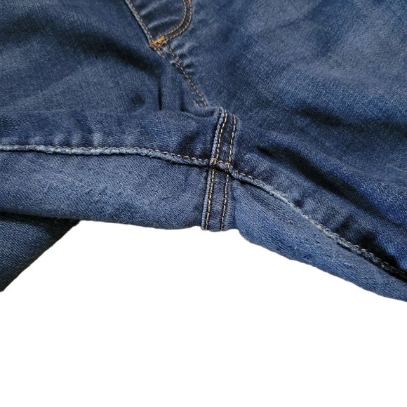 ANA High Rise Dark Wash Pull On Jeggings Women's Size 14 1244 - Picture 3 of 6